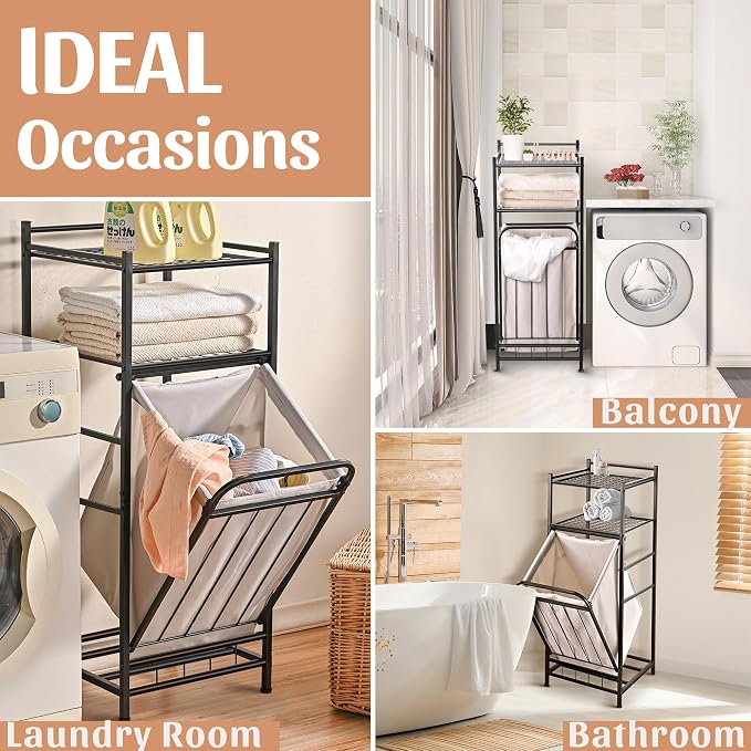 PLKOW Tilt Out Laundry Hamper - Image 2