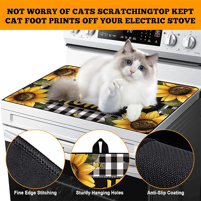 Multi-Design Stove Top Cover for Glass/Electric Stoves - Image 4