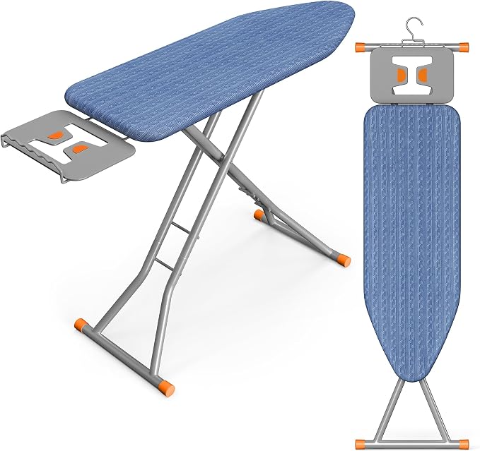 SONGMICS Ironing Board, Retractable Iron Rest, Foldable Iron Board, 43 x 13 by SONGMICSbySONGMICSHOME