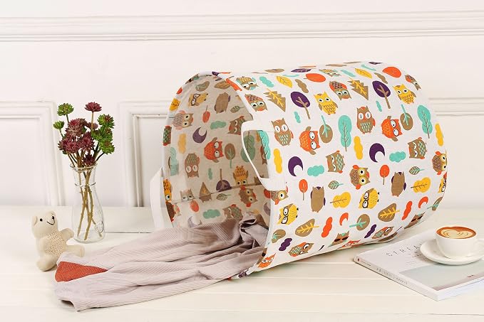 Merdes 19.7’’ Waterproof Foldable Laundry Hamper, Dirty Clothes Laundry Basket - Image 3