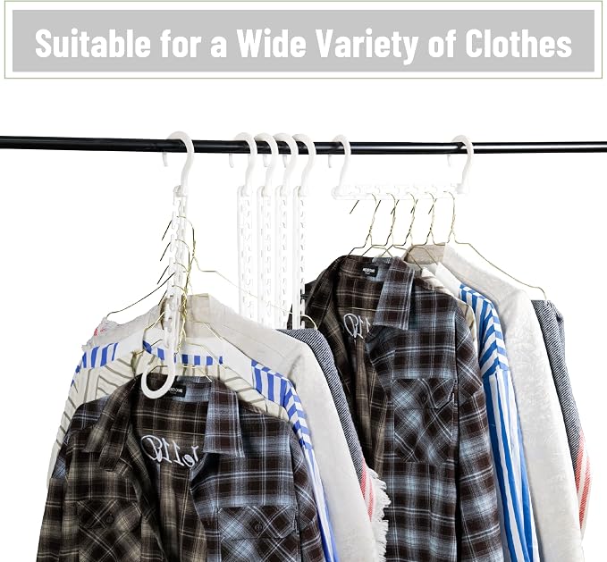 Mr. Pen- Space Saving Hangers for Clothes, Plastic Multi Clothes Hangers Space - Image 7