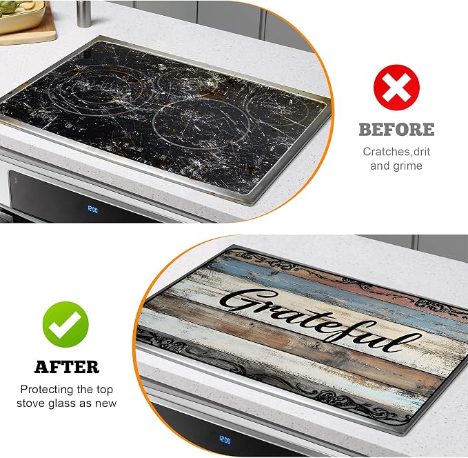 Multi-Design Stove Top Cover for Glass/Electric Stoves - Image 5