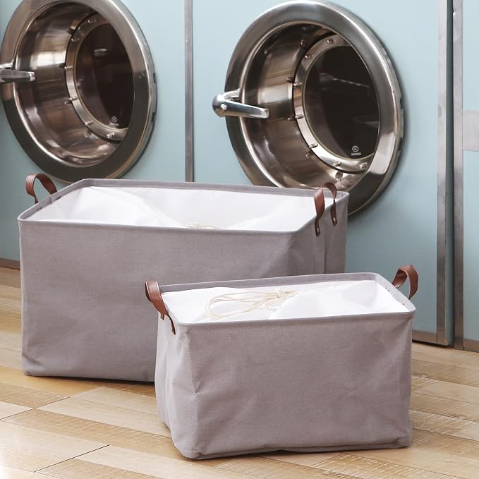 Hinwo 70L Extra Large Storage Bins, Closet Organizers and Storage, Foldable - Image 2