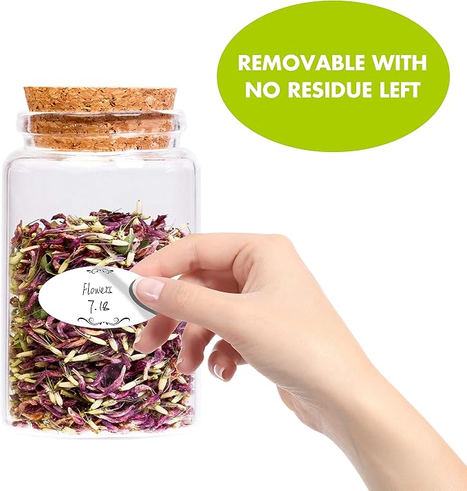 500 Removable Freezer Pantry Canning Labels Set Water Oil Resistant - Image 4