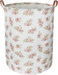 Pink Flower Laundry Hamper, laundry Basket, Nursery Hamper, Waterproof Storage by NTAOHAMPER