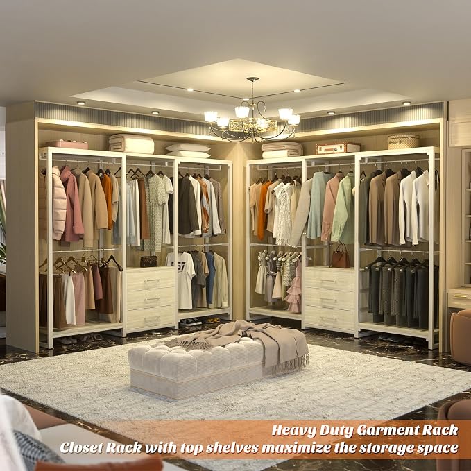 Aheaplus Garment Rack Heavy Duty Clothes Rack - Image 6