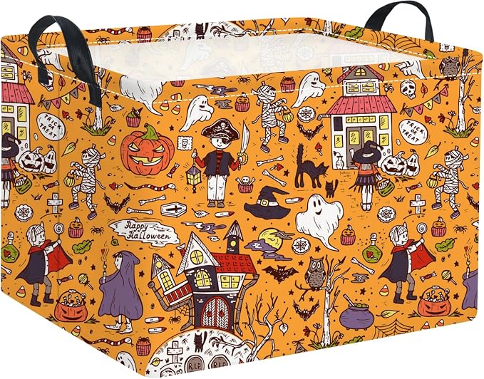 HIYAGON Rectangular Halloween Basket by HIYAGON
