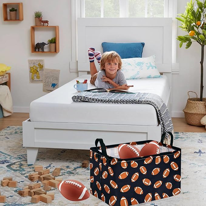 Kids Hamper Storage Bins Organizer Toy Box Laundry Basket Large Canvas - Image 3