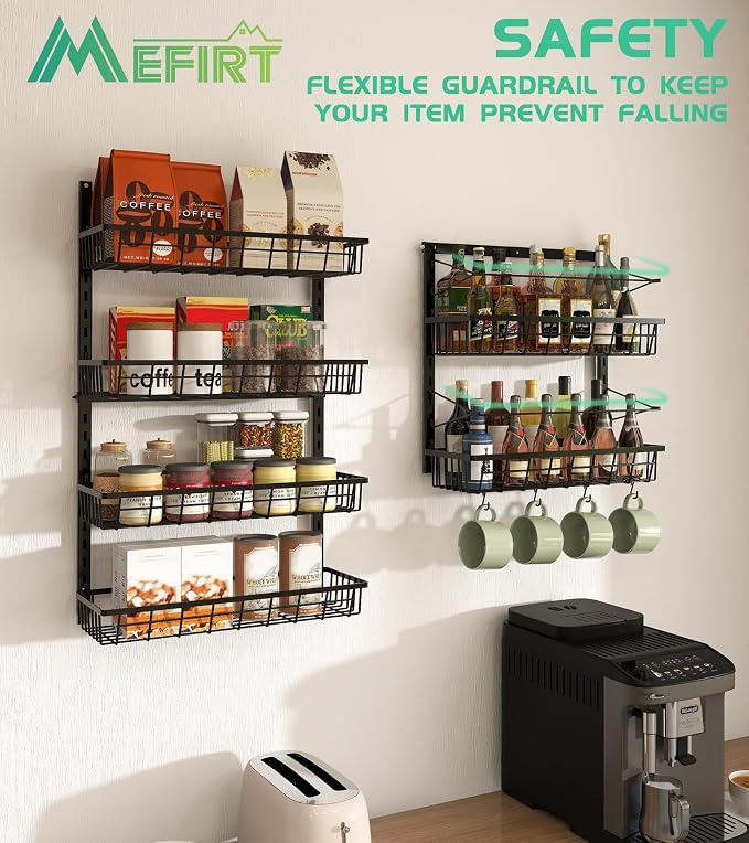 Over The Door Pantry Organizer, Pantry Storage and Organization, 6-Tier - Image 4