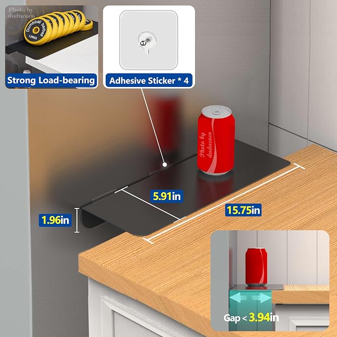 Metal Kitchen Refrigerator Gap Partition Countertop Gap Extension Board - Image 2