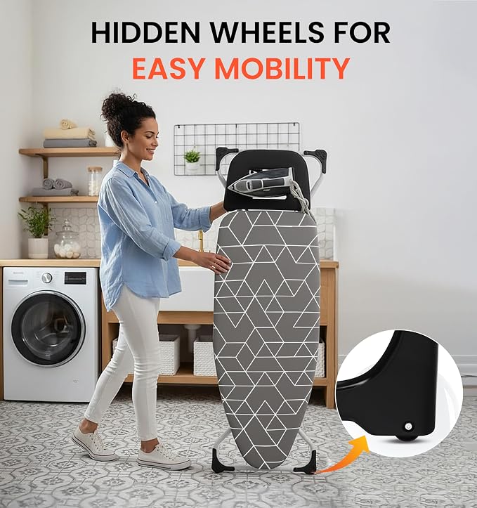 Xabitat Extra Wide Ironing Board 60" X 20" - Image 6