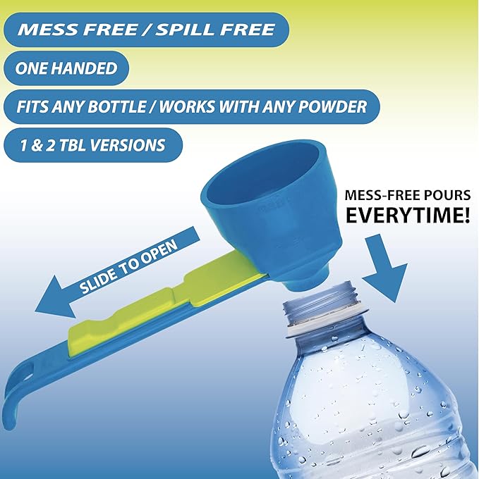 NEW VERSION: Slide Scoop the original measuring scoop + funnel No spill - Image 2