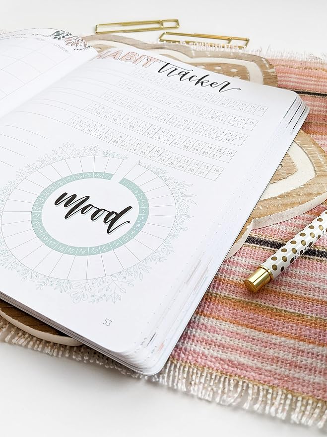 Weekly Planner - Cute Dot Bullet Paper Planner Notebooks and Journal - Image 4