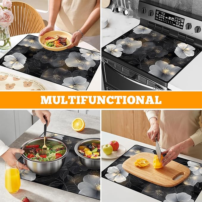 Multi-Design Stove Top Cover for Glass/Electric Stoves - Image 7