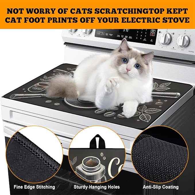 Multi-Design Stove Top Cover for Glass/Electric Stoves - Image 4