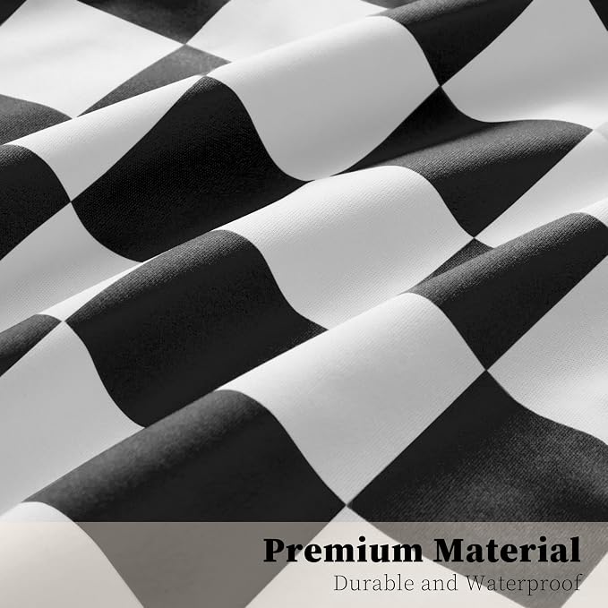 Checkered 2 Pcs Large Travel Laundry Bags - Image 5