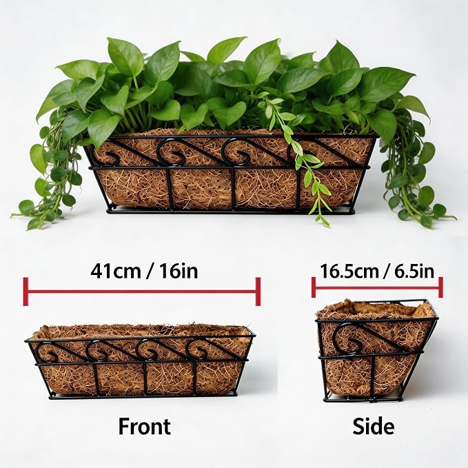 LX7 3 Pack Hanging/Wall-Mounted Planters Baskets - Image 3