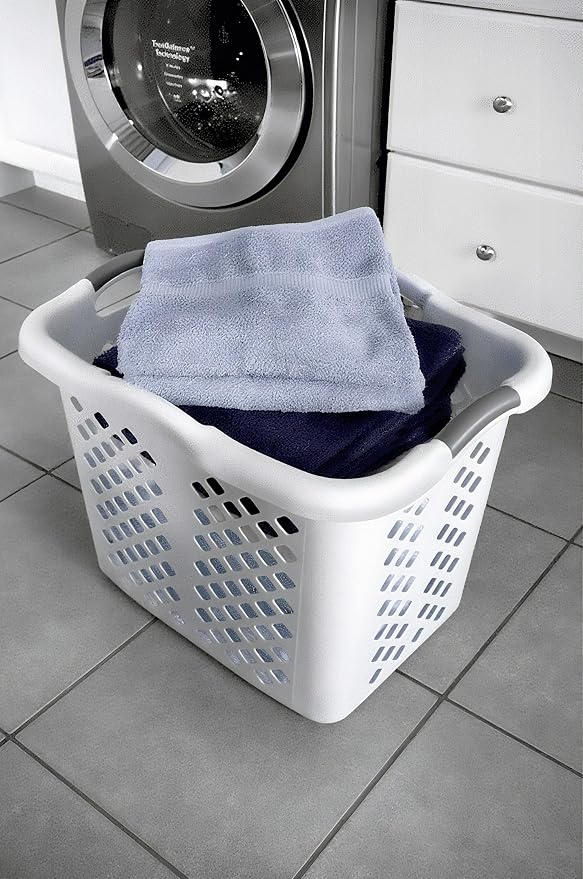 2-Pack 2 Bushel Plastic Laundry Basket - Image 2