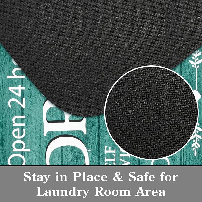 Lahome Remi Farmhouse Laundry Room Rug Runner 20"x59" Laundry Rugs and Mats - Image 5