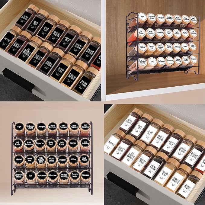 SWOMMOLY 892 Spice Jar Labels in 5 Different Types of Spice Labels - Image 4