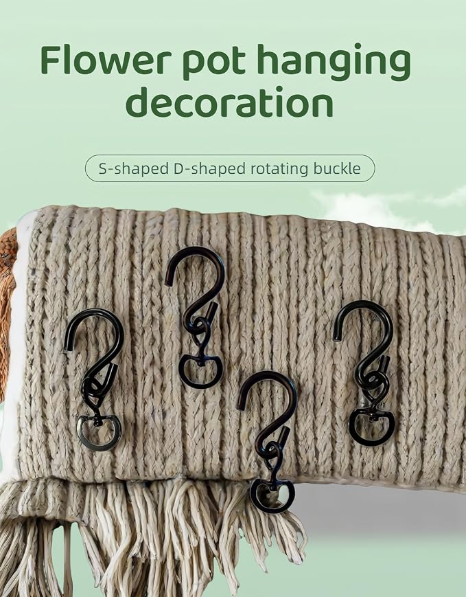 Heavy Duty 360° Swivel Plant Hangers - Image 8