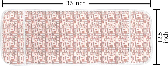 Ambesonne Geometric Microwave Oven Cover, Geometrical Pattern - Image 2