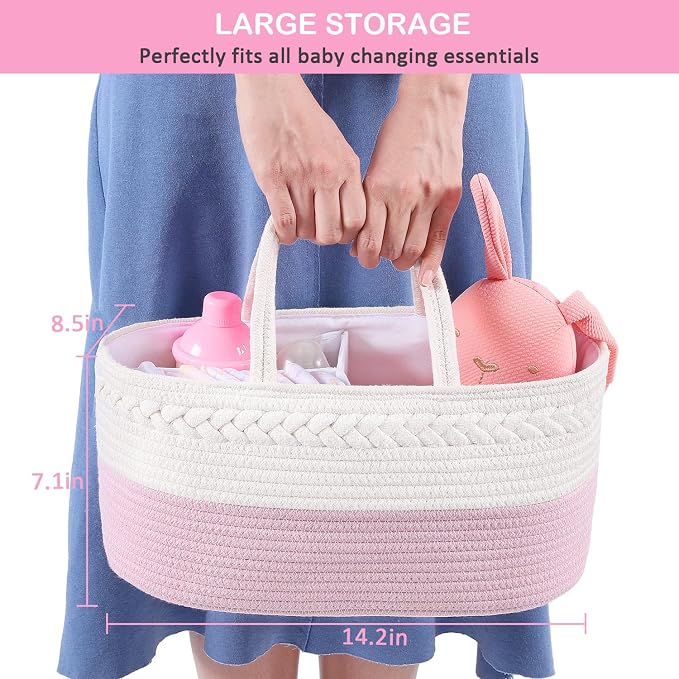 ABenkle Diaper Caddy Organizer - Image 3