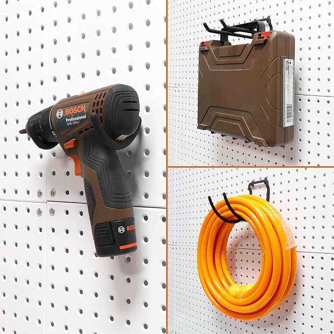 HUHOLE 10-Pack Heavy Duty Pegboard Hooks - Image 7