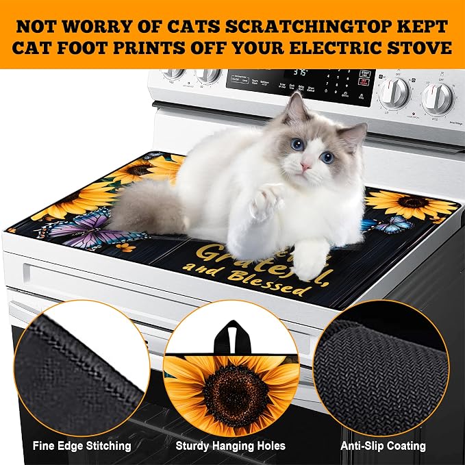 Multi-Design Stove Top Cover for Glass/Electric Stoves - Image 4
