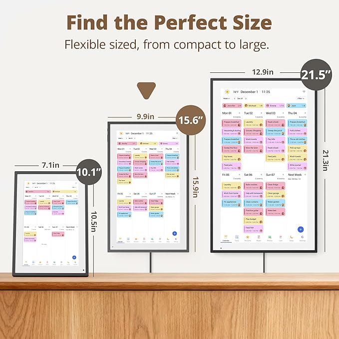 Digital Wall Calendar 15.6 Inch – Interactive Touch Screen Electronic Calendar - Image 8