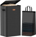 100L Laundry Hamper with Lid, Large Clothes Hampers with Removable Bag by Vexalora