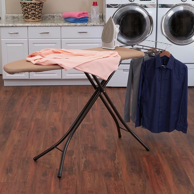 Household Essentials Mega Wide Top Ironing Board, Steel Top Ironing Board - Image 2