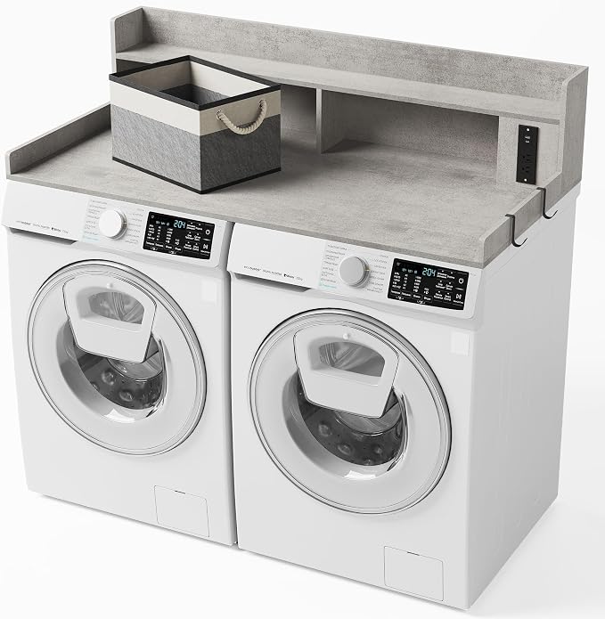 Upgraded 2-Tier Washer and Dryer Countertop - Image 8
