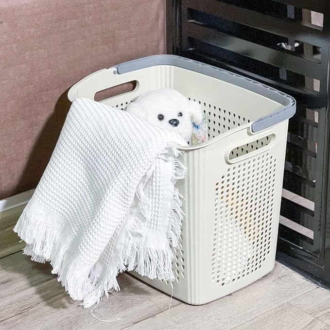 2-Pack Large Laundry Basket, Waterproof, Freestanding Laundry Hamper, - Image 4