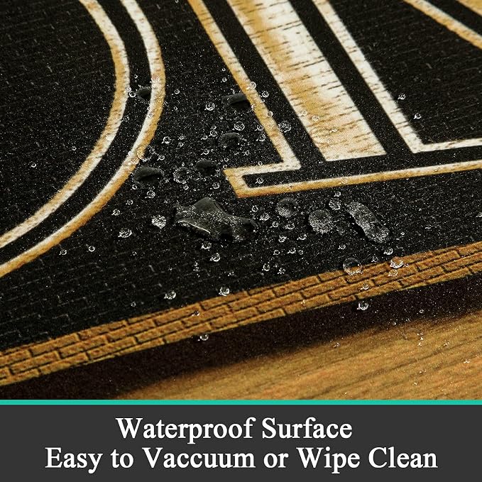 Pauwer Laundry Room Rug Runner 20"x60" Waterproof Rubber Laundry Mat Non Slip - Image 4
