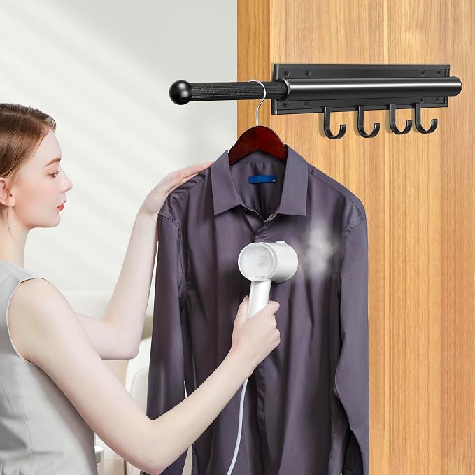 12 Inch Valet Rod for Closet Pull Out Clothes Hanger - Image 3
