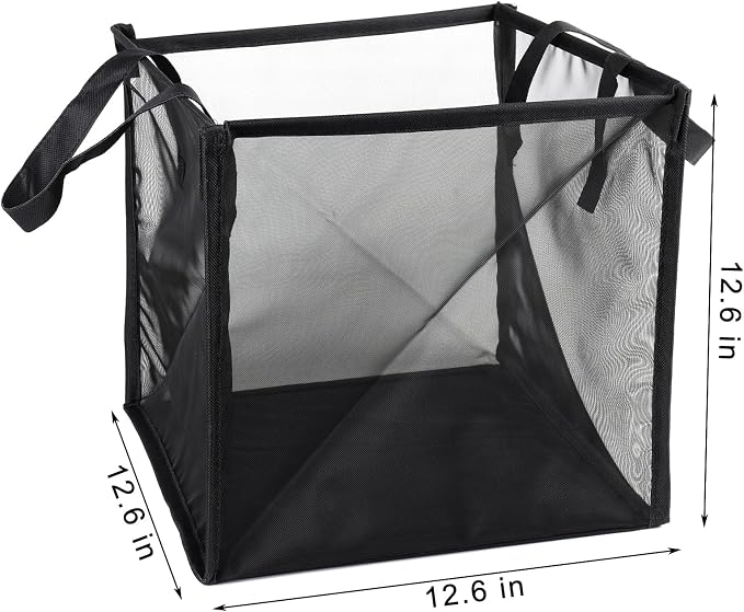 SOUJOY 4 Pack Popup Laundry Hamper, Collapsible Mesh Laundry Baskets - Image 2