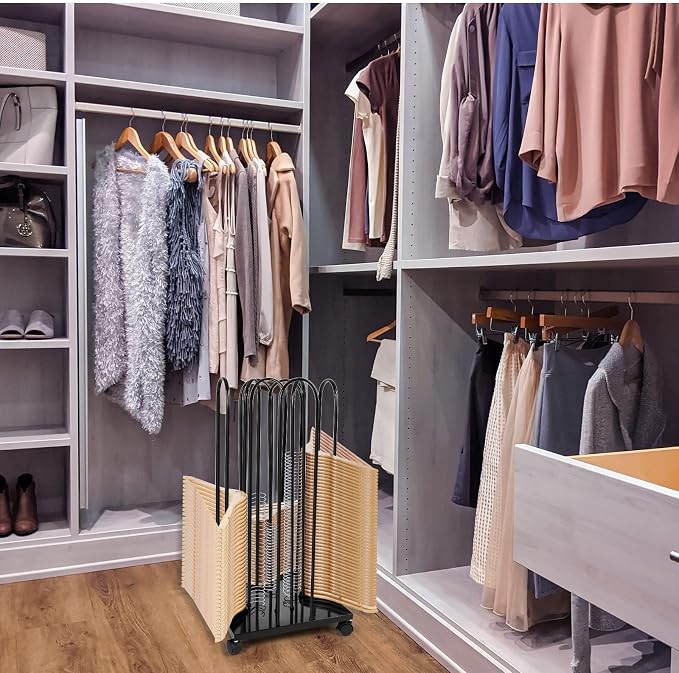 Dunzy Hanger Organizer Stacker, 4 in 1 Hanger Rack Movable Stand Hanger Holder - Image 7
