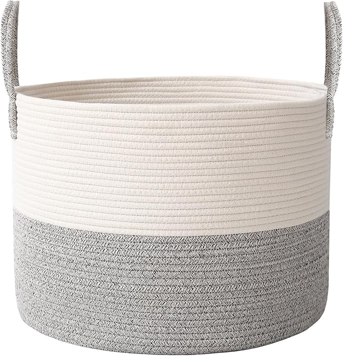 65L Extra Large Blanket Basket for Living Room by JMvicyroam