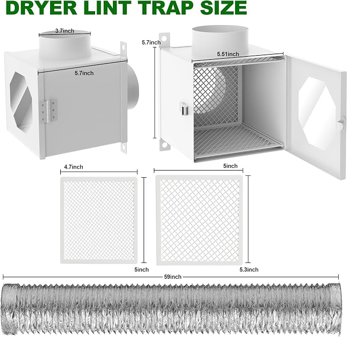 Dryer Lint Trap, Indoor Lint Trap - Image 2