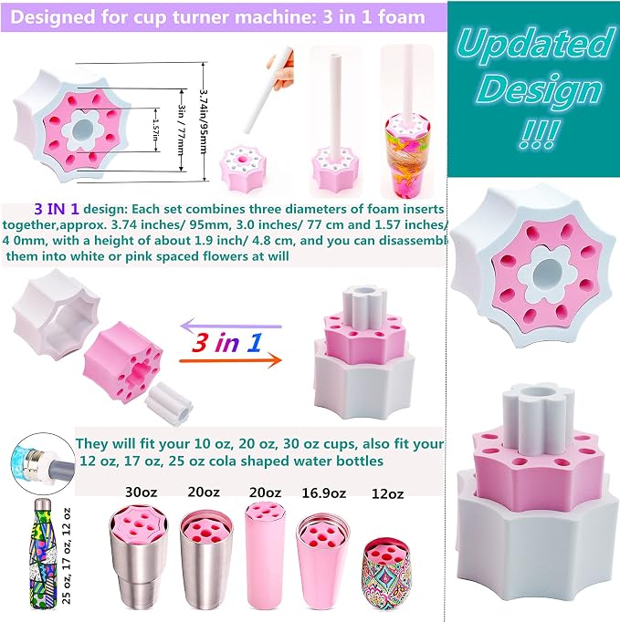 Cup Drying Stander Holder for Cup Turner Machine Kit, Drying Stander Holder - Image 2