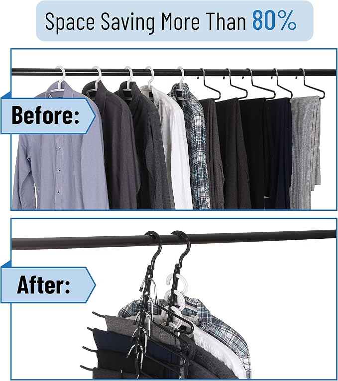 Mr. Pen- Space Saving Hangers, 8 Pack, Clothes Organizers, Shirt Hangers - Image 7
