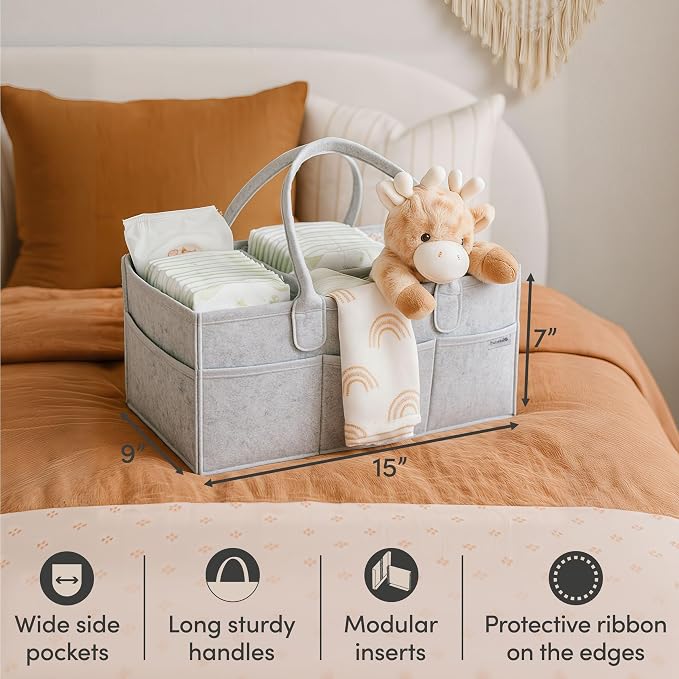 PUTSKA Baby Diaper Caddy Organizer - Image 4