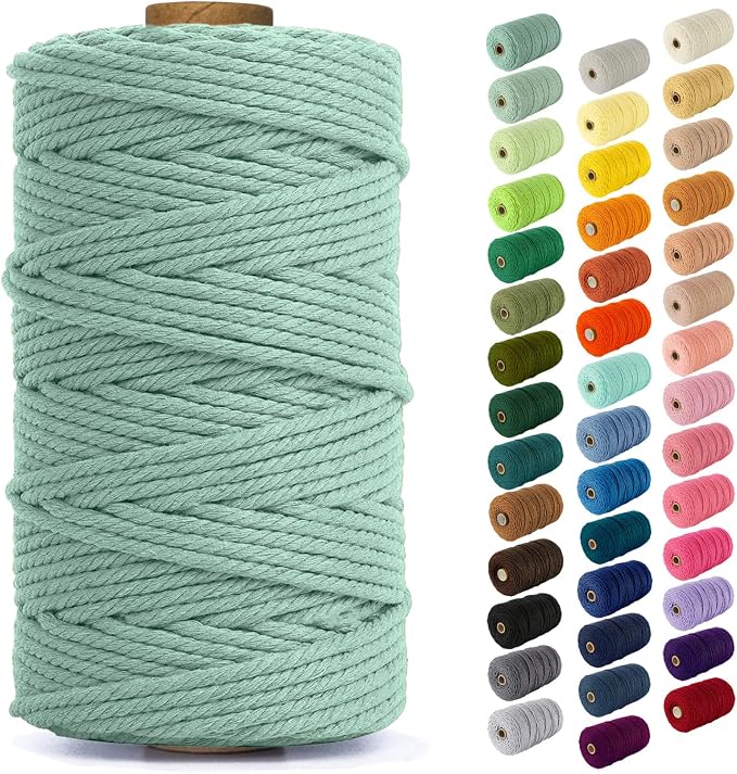 Nook Theory Macrame Cord - 4mm 109 Yards Cotton Rope by NookTheory