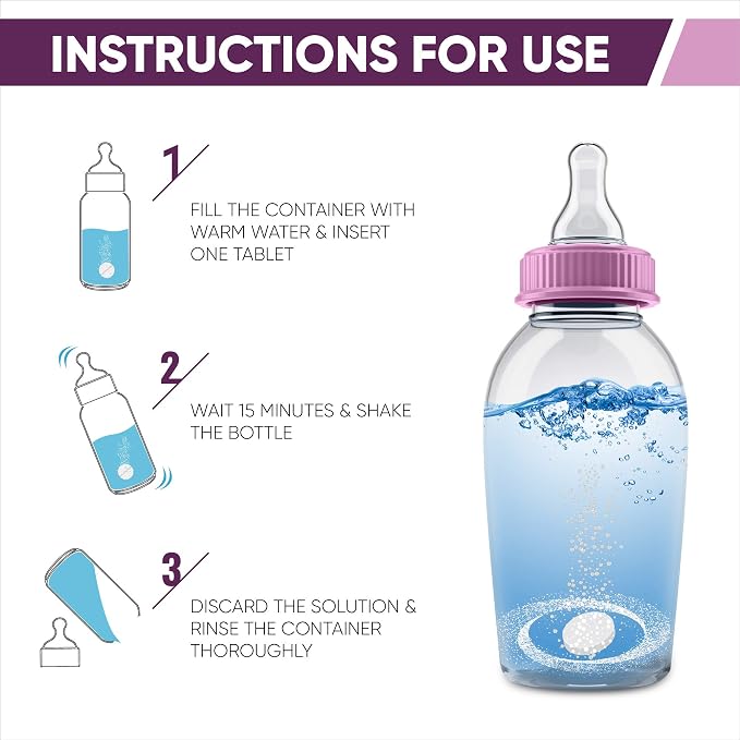 Baby Water Bottle Cleaning Tablets - Image 2