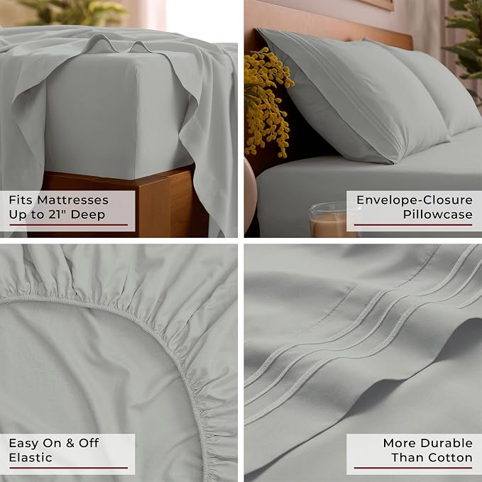 Mellanni California King Sheet Set - Image 5