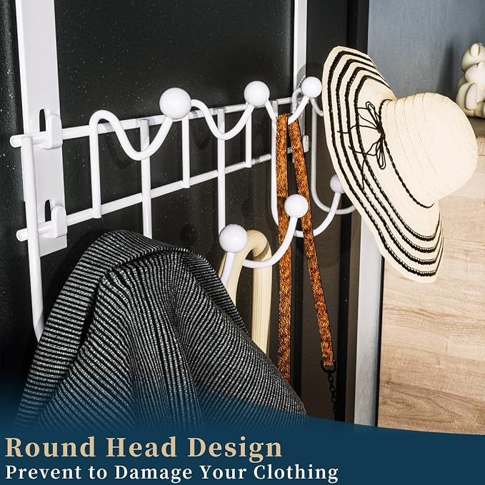 Consumest Over The Door Organizer Hooks, Door Hanger - Image 4