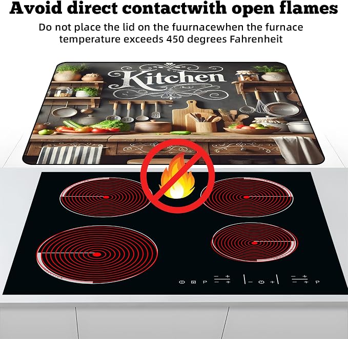 Multi-Design Stove Top Cover for Glass/Electric Stoves - Image 3