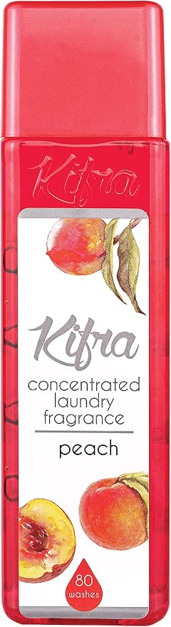 KIFRA PEACH Concentrated Laundry Fragrance 6.76 Fl Oz 200ml 80 Washing Cycles by KIFRA