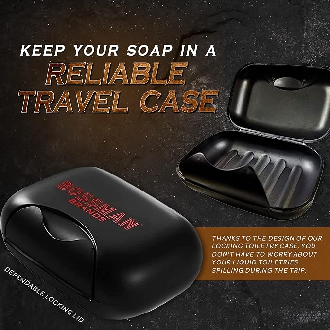 Bossman Travel Soap Container – Holder & Saver Case - Image 2